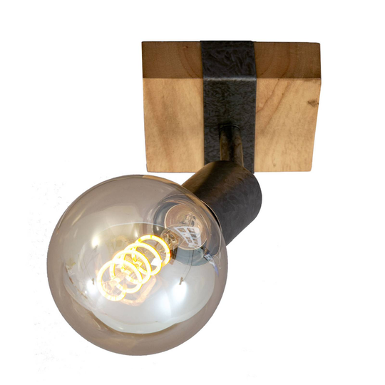 Vägglampa Wood Basic, 1 lampa