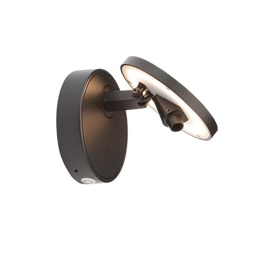 Antidark Vägglampa DOT W120 Svart