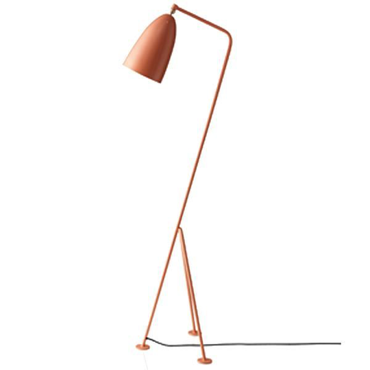 GUBI Grossman Collection Gräshoppa Golvlampa Vintage Röd