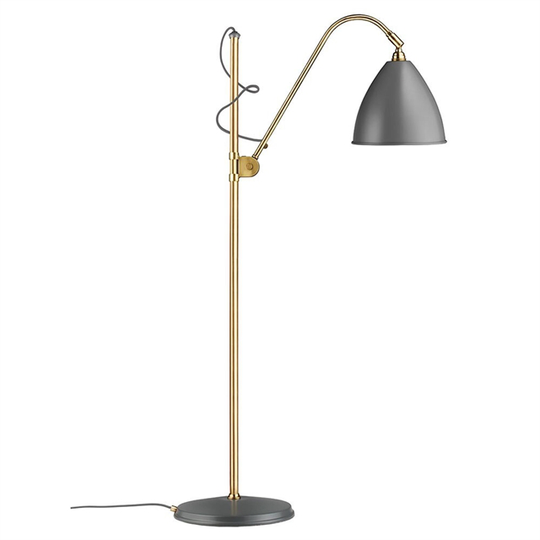 Bestlite BL3M Golvlampa Grå & Mässing