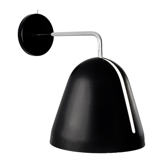 NYTA Tilt Vägglampa Matt Svart