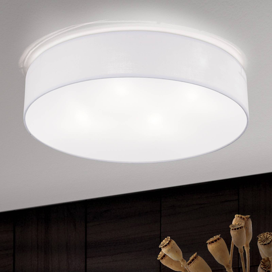 Taklampa Ufo med linskärm, vit