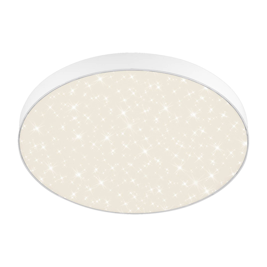 LED-taklampa Flame Star, 840 Ø 38,7 cm vit