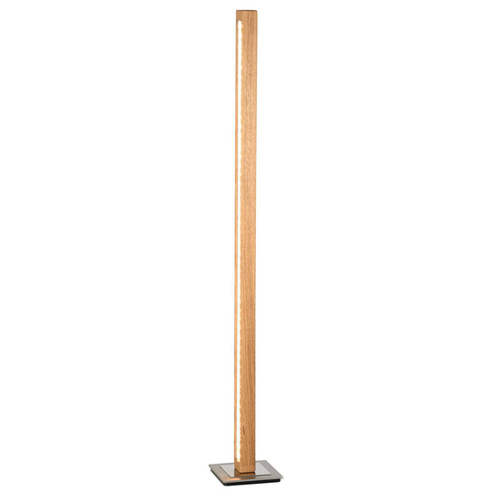 HerzBlut Leonora LED-golvlampa 122,5 cm oljad ek