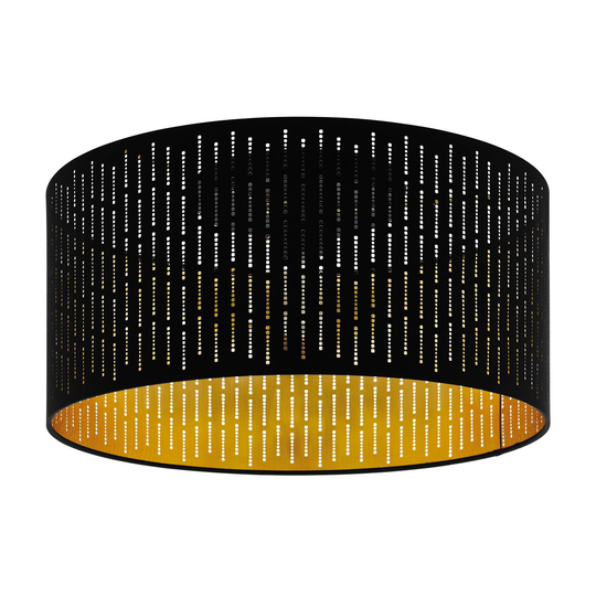 Taklampa Varillas i svart/guld