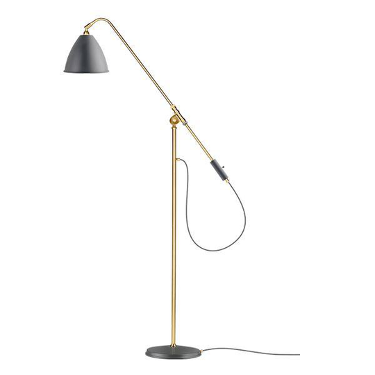 Bestlite BL4 Golvlampa Grå & Mässing