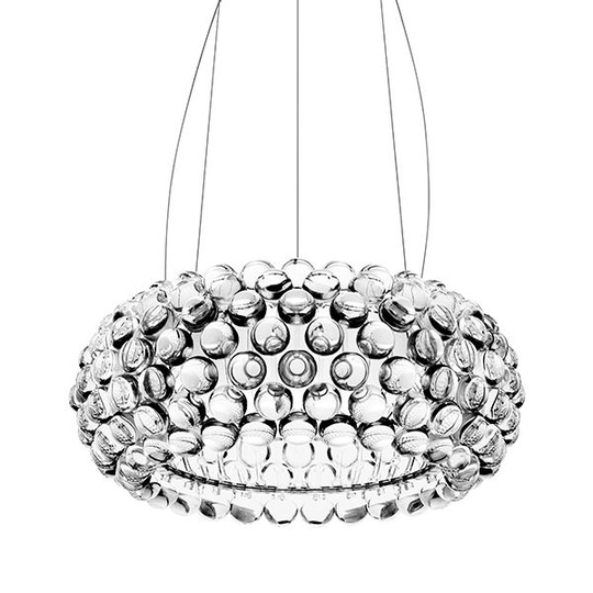 Foscarini Caboche Taklampa Media LED Transparent