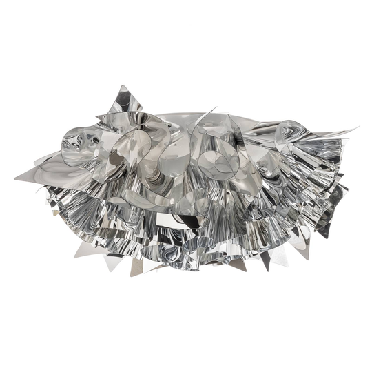 Slamp Veli Medium designtaklampa Ø 53 cm silver