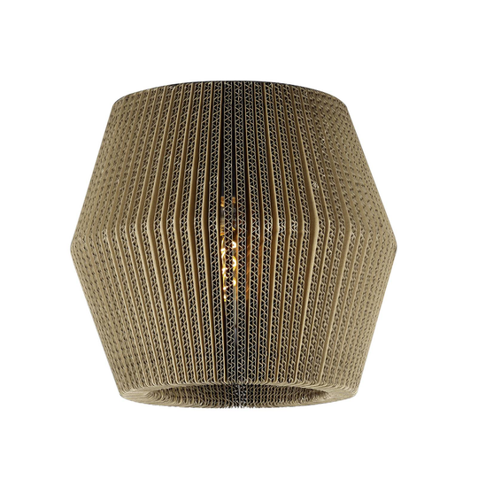 Taklampa Layer av kartong, 1 lampa hexagon