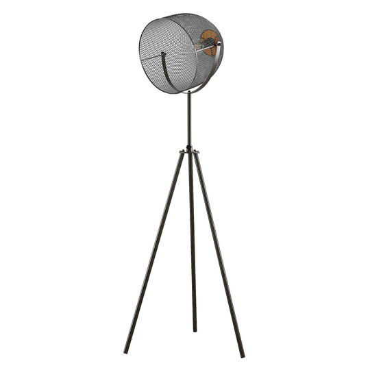 Lindby Monigo golvlampa av järn och trä