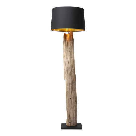 KARE Nature Straight golvlampa unikum av trä