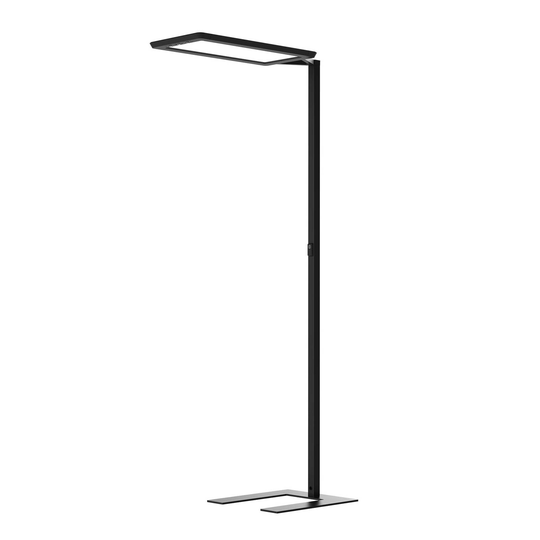 LED-golvlampa Yara.single, 4 000 K BT, LTX, svart