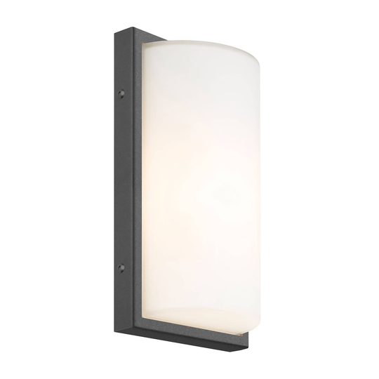 Utomhusvägglampa 039 med rörelsesensor, grafit
