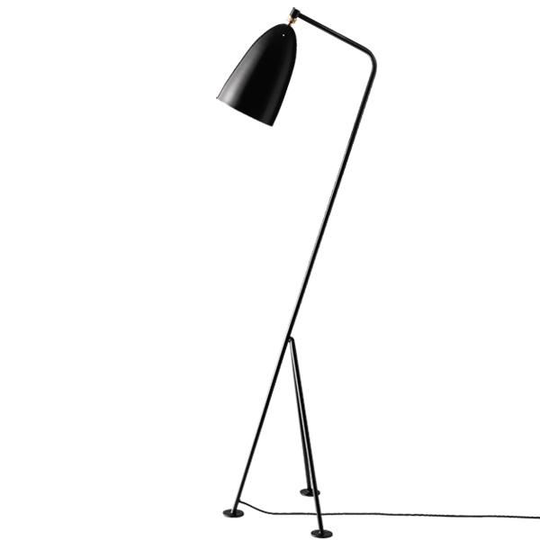 GUBI Grossman Collection Gräshoppa Golvlampa Svart