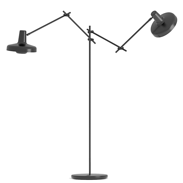 Grupa Products Arigato Double Golvlampa Svart