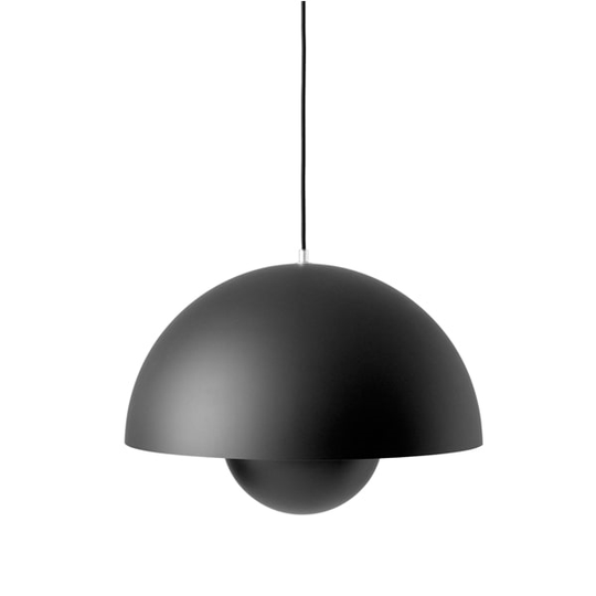 &Tradition Flowerpot VP2 Taklampa Matt Svart