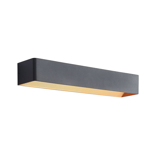 Arcchio Karam LED-vägglampa 53 cm svart