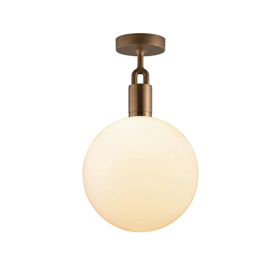 Buster + Punch Forked mässing/glas opal Ø 29cm