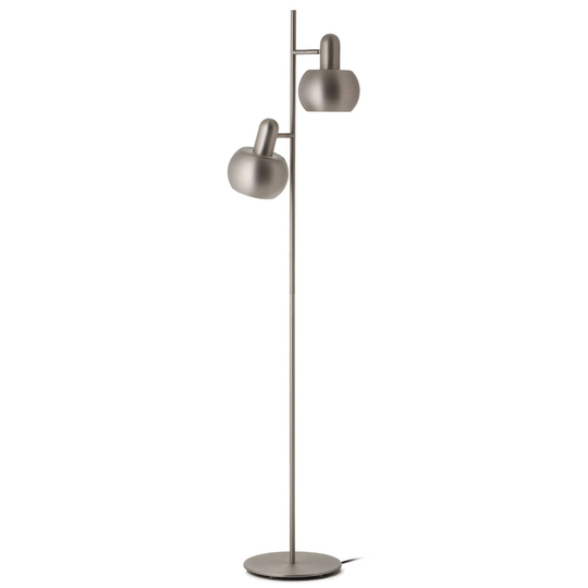 FRANDSEN BF20 golvlampa 2 lampor matt borstad