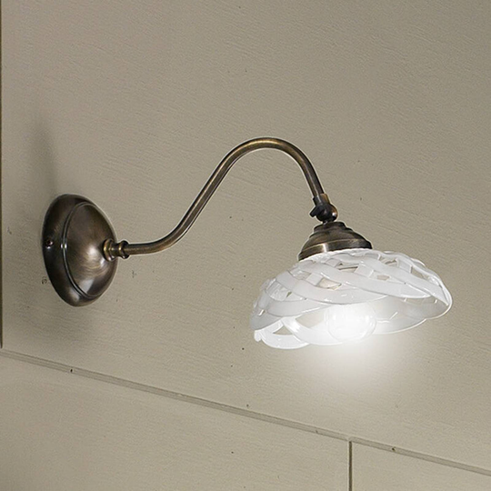 Vägglampa Emanuel keramik djup 33 cm
