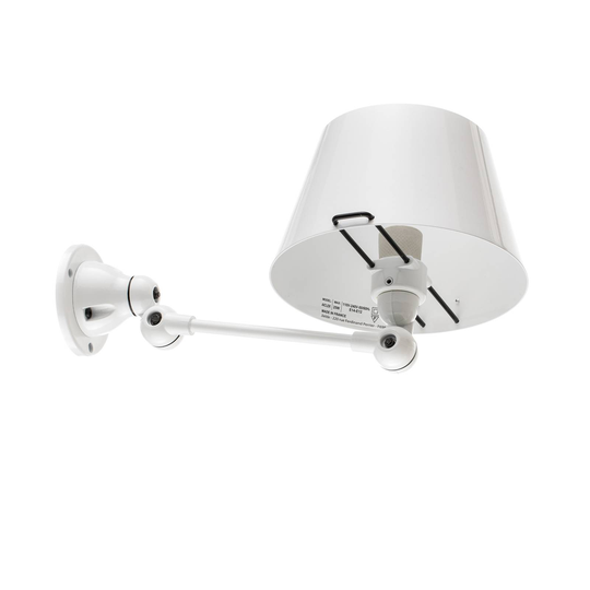 Jieldé Aicler AID701 vägglampa ledad arm, vit