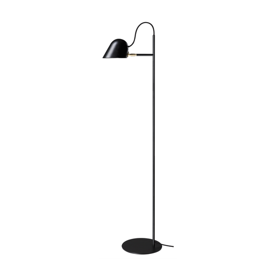 Golvlampa STRECK Svart/Mässing, Örsjö belysning