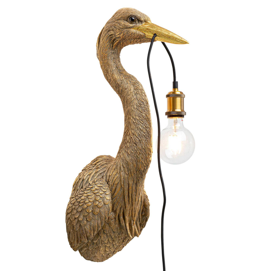 KARE Animal Heron vägglampa med kontakt