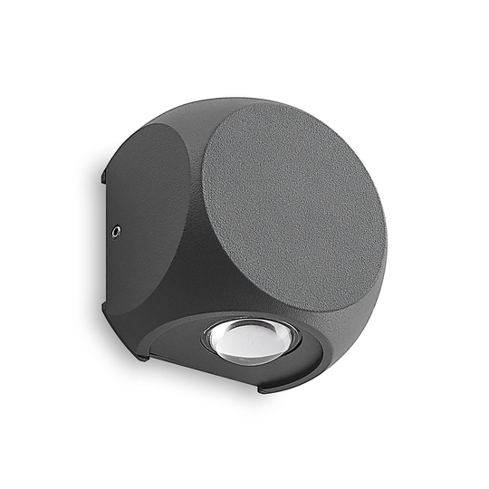 Lindby Esmani LED-vägglampa kantig 2 lampor