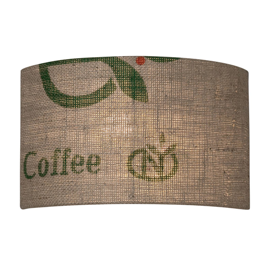 Vägglampa N°67 Perlbohne av kaffesäck, kontakt