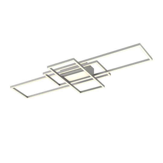 Lindby Mairin LED-taklampa, matt nickel