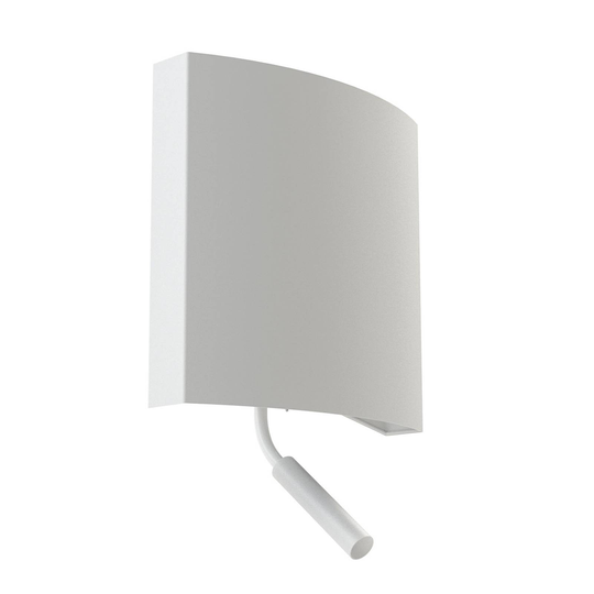 Vägglampa Borde II med två omkopplare, vit