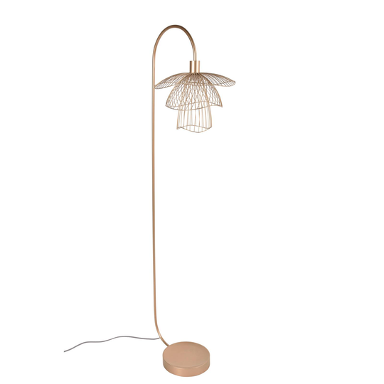 Forestier Papillon XS golvlampa, champagne
