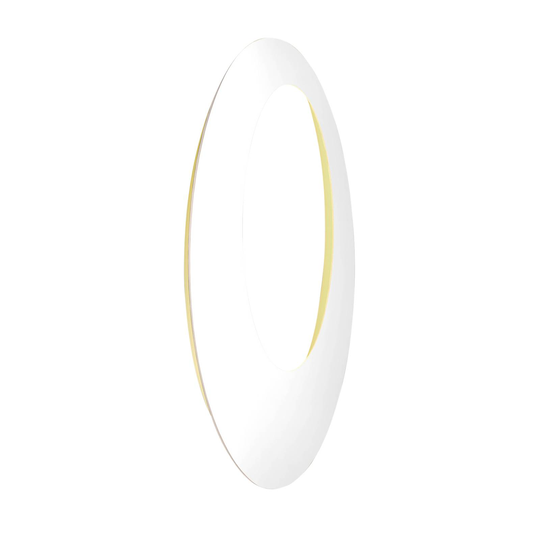 Escale Blade Open LED-vägglampa, vit, Ø 95 cm