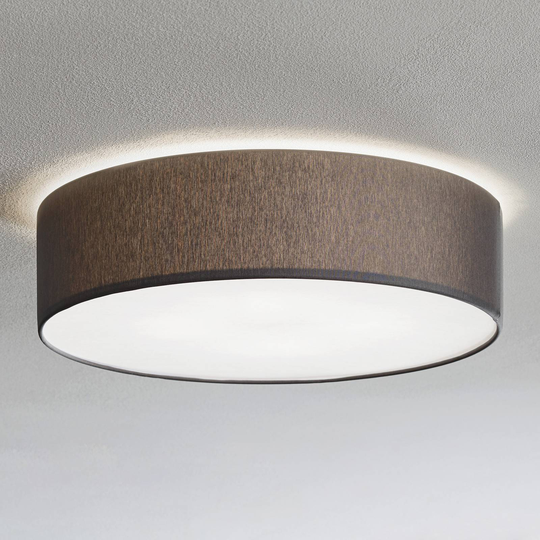 Taklampa Rondo, grå Ø 45 cm