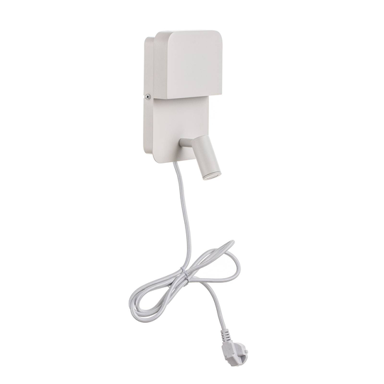 2 strömbrytare – funktionell LED-vägglampa Luigi
