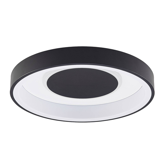 Lindby Izan LED-taklampa, RBGW, svart