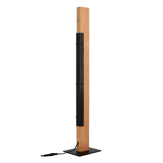 LED-golvlampa Madera av ek, dimbar