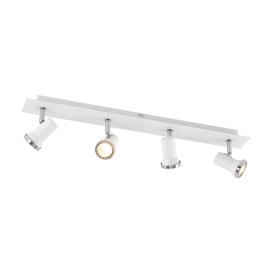 Lindby Marvolo vägglampa, vit, 4 lampor