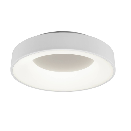 LED-taklampa Girona, switchdim, vit