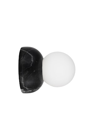 Torrano Vägglampa/Plafond ø13 cm IP44 Svart