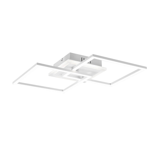 LED-taklampa Venida kvadratisk, vit