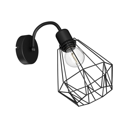 Vägglampa Jin, svart, 1 lampa