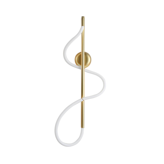 LED-vägglampa Annete, guld