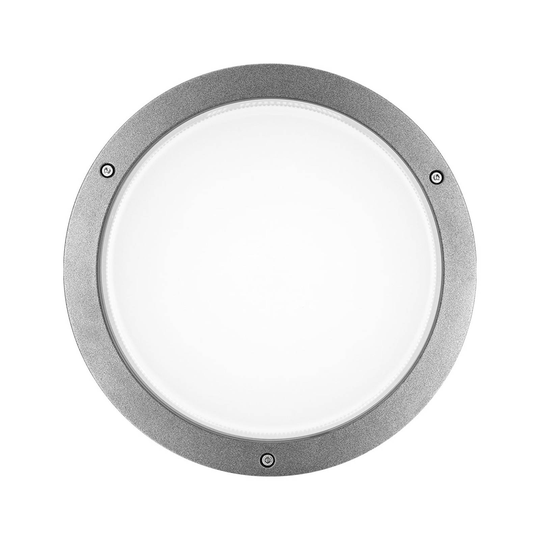 LED-vägglampa Bliz Round 30 3 000 K grå dimbar