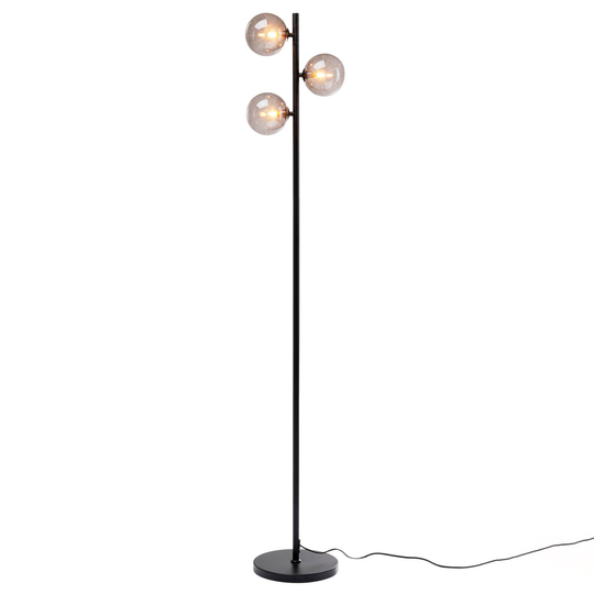 Kare Three Balls golvlampa, svart