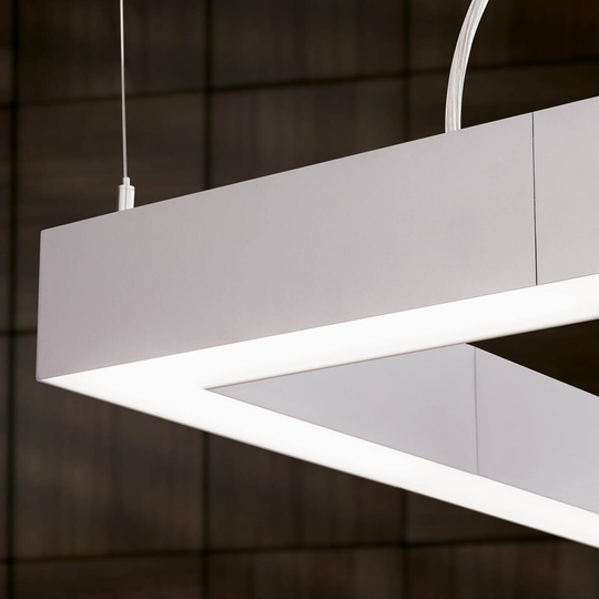 LED-taklampa Sando med upphängningsset – 30x30 cm