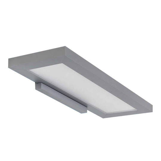 LED-vägglampa CWP med opal skiva, 51 W