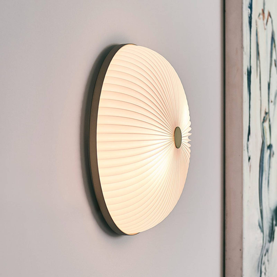 LE KLINT Lamella vägglampa guldfärgad 35 cm