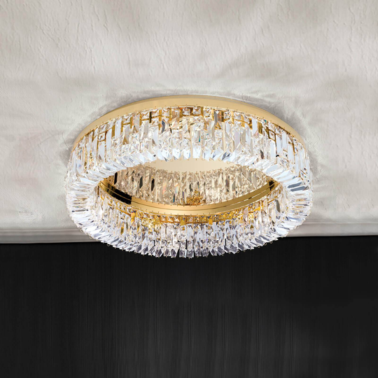Kristalltaklampa Ring – 59 cm