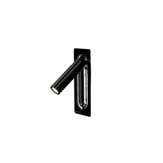 Marset Ledtube Vägglampa Infälld Svart